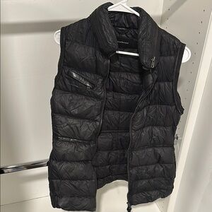 Mackage Black Vest Size Small